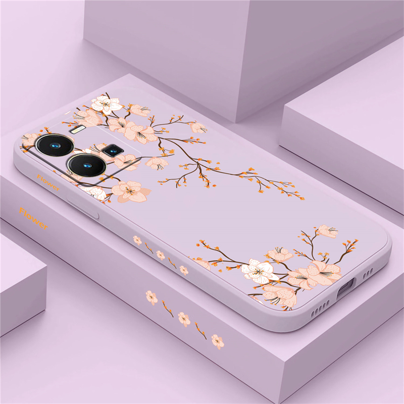 Vivo Y28 - Çiçek çiçek VIVO için kılıf Y93