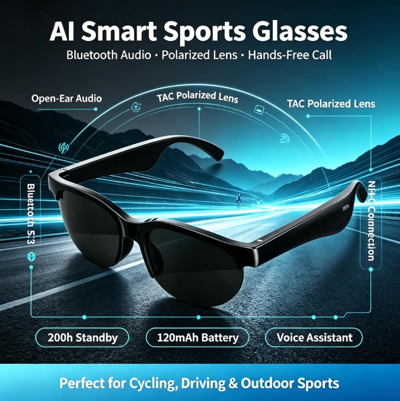 Akıllı Spor Gözlükleri Açık Ku - Smart Glasses Lens incelemesi ve fiyatı