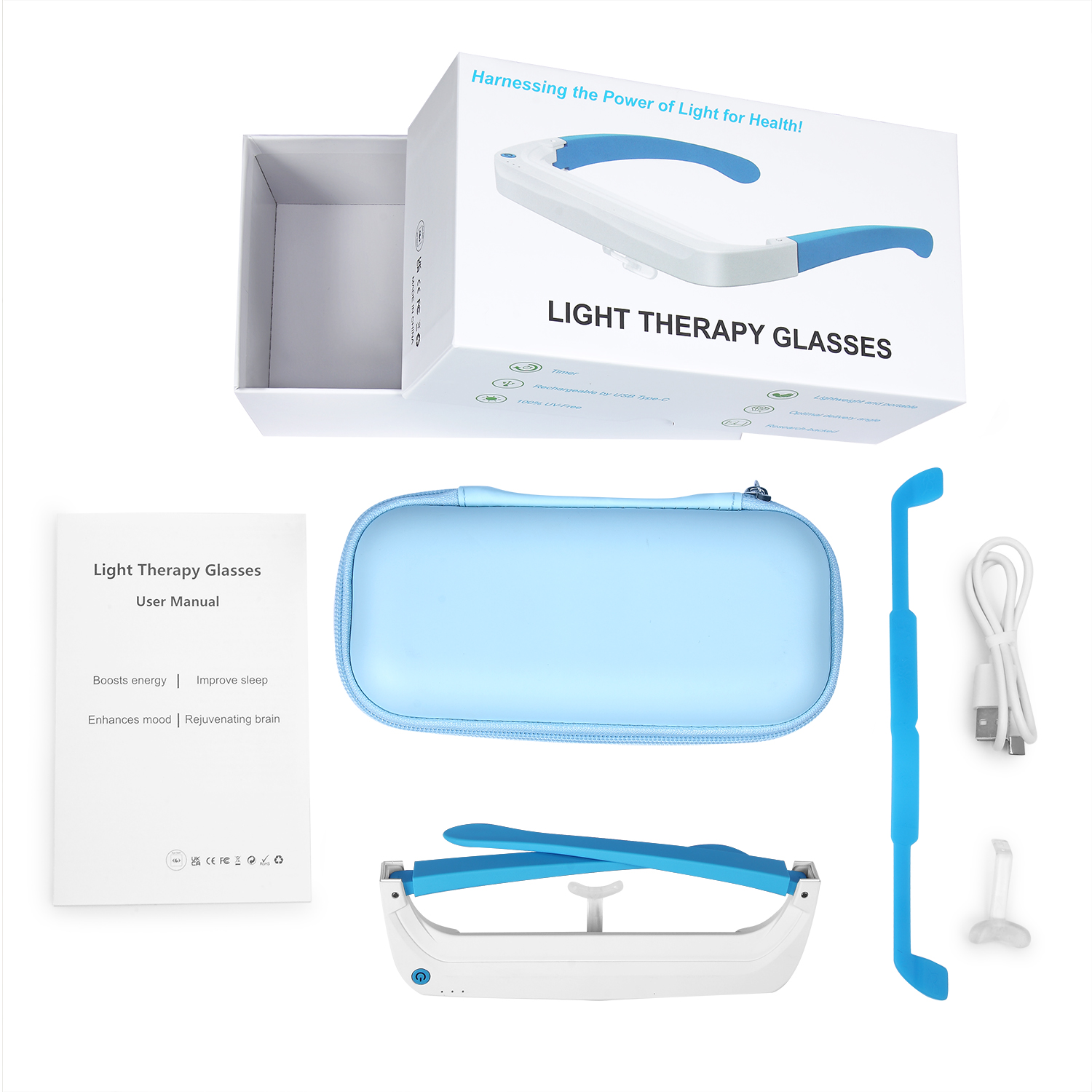 Uykuya Yardımcı ve Zihni Sakin - Light Therapy Glasses incelemesi ve fiyatı